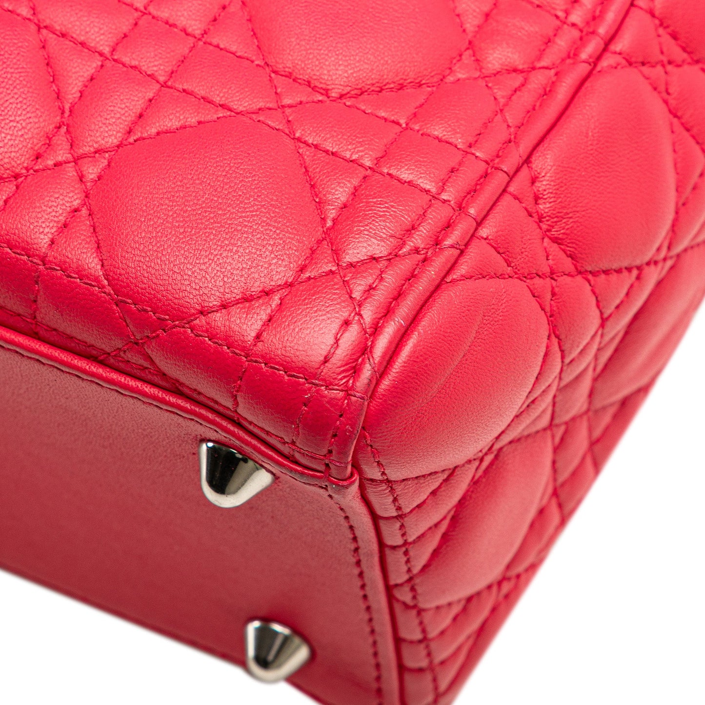 Dior Large Lambskin Cannage Lady Dior
