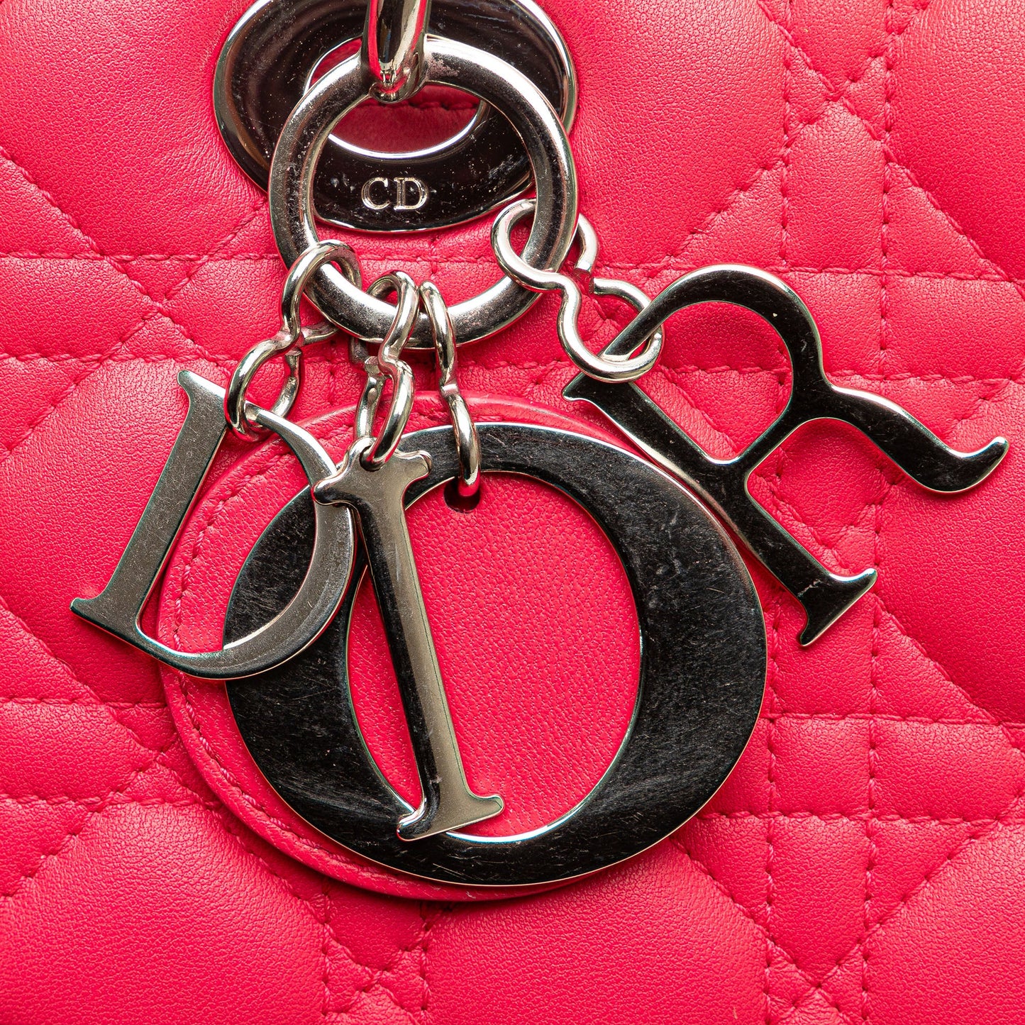 Dior Large Lambskin Cannage Lady Dior