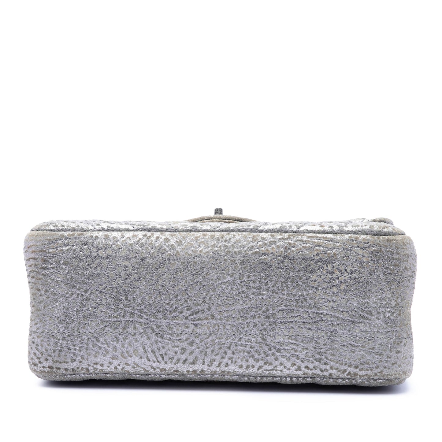 Chanel Chevron Metallic Textured Calfskin Reissue 2.55 Double Flap 224