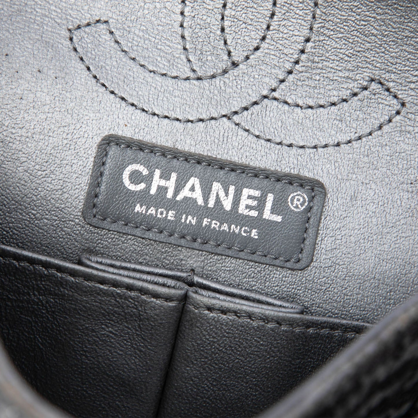 Chanel Chevron Metallic Textured Calfskin Reissue 2.55 Double Flap 224