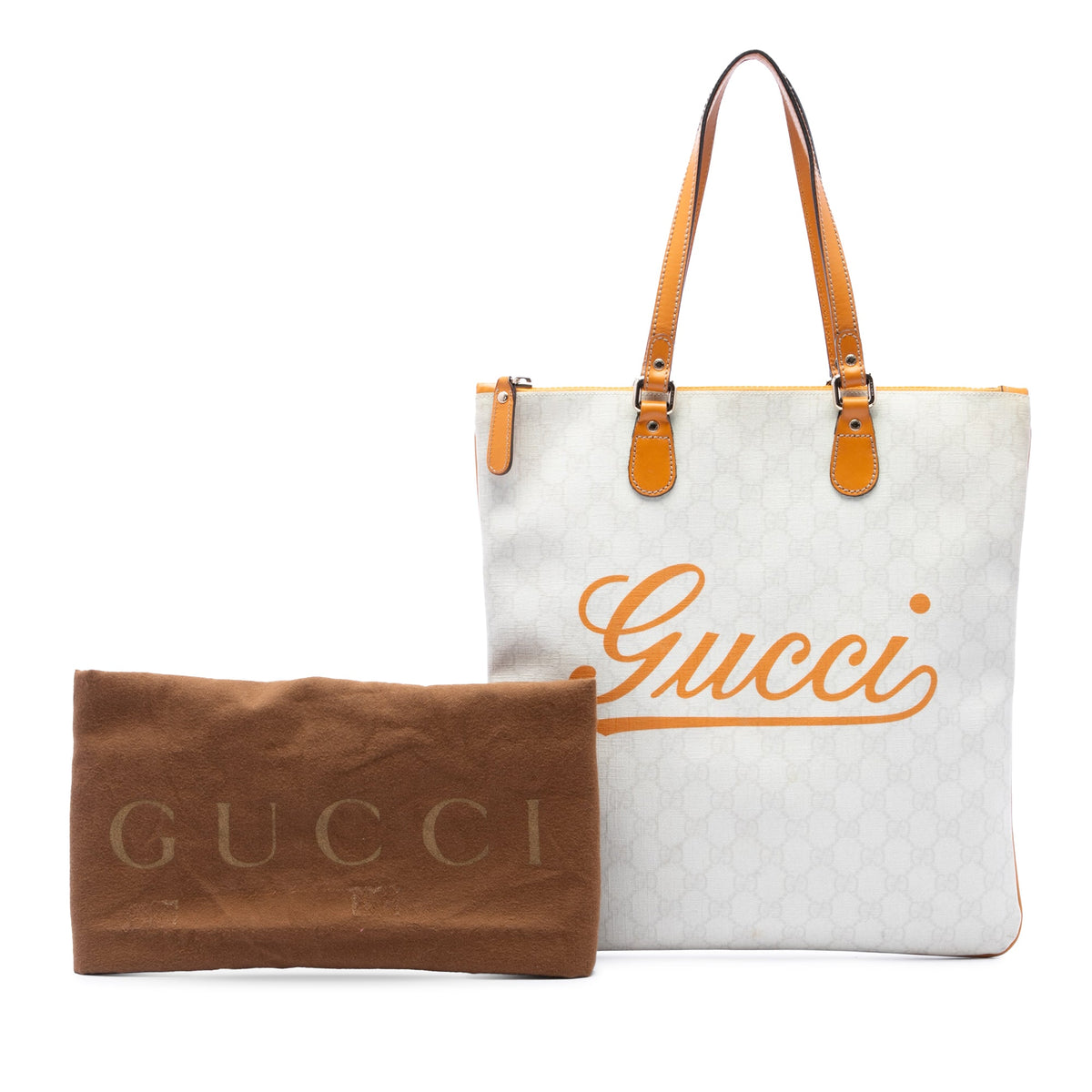 Gucci GG Supreme Heritage Logo Tote