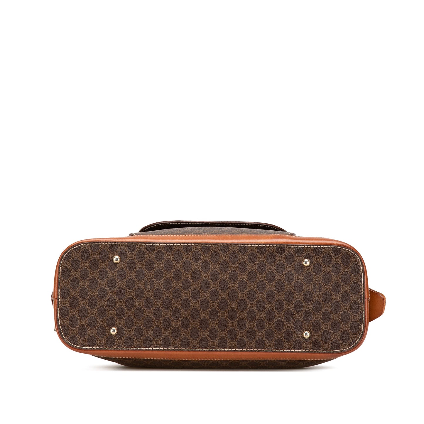 Celine Macadam Coated Canvas Handbag
