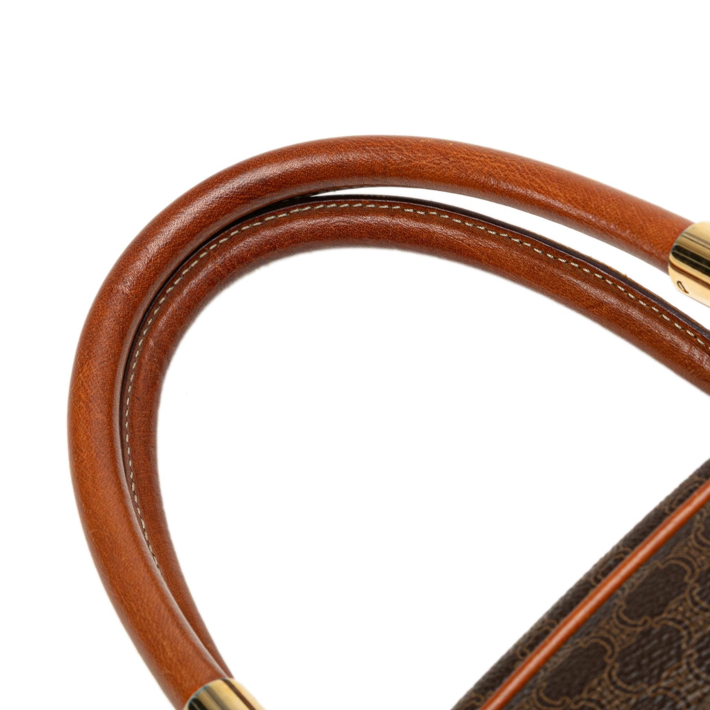Celine Macadam Coated Canvas Handbag