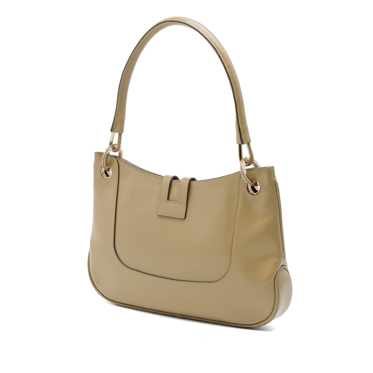Gucci Smooth Calfskin Jackie Shoulder Bag — Brown