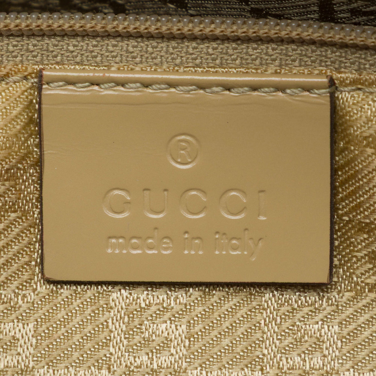 Gucci Smooth Calfskin Jackie Shoulder Bag — Brown