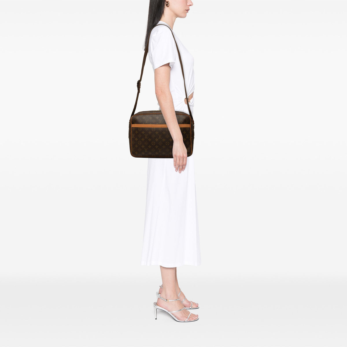 Louis Vuitton Monogram Reporter GM — Brown