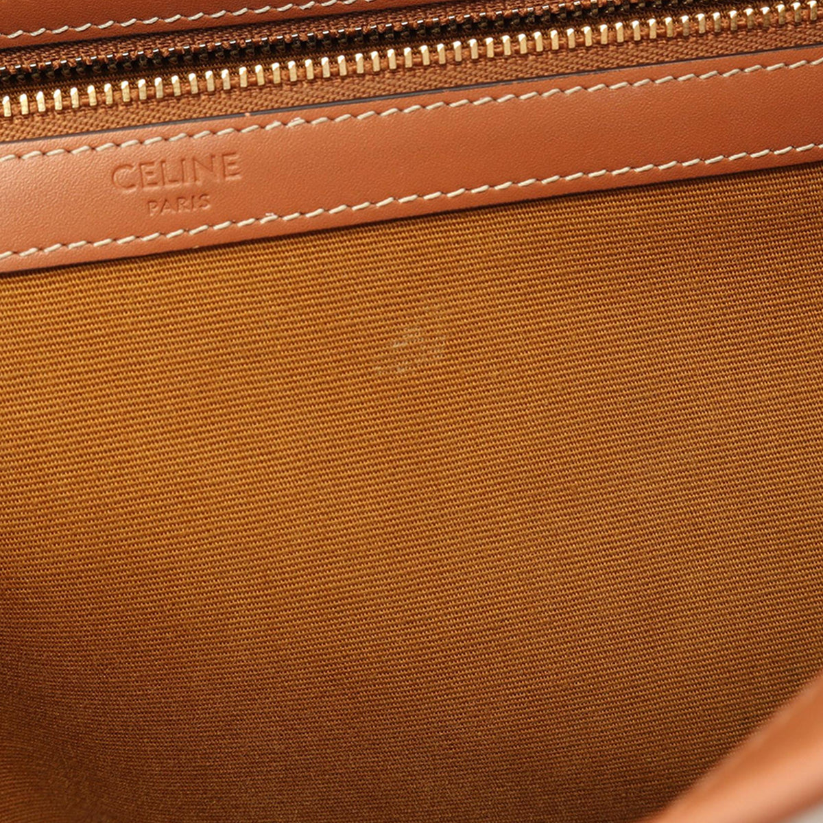Celine Medium Coated Canvas Triomphe Cabas Tote — Beige