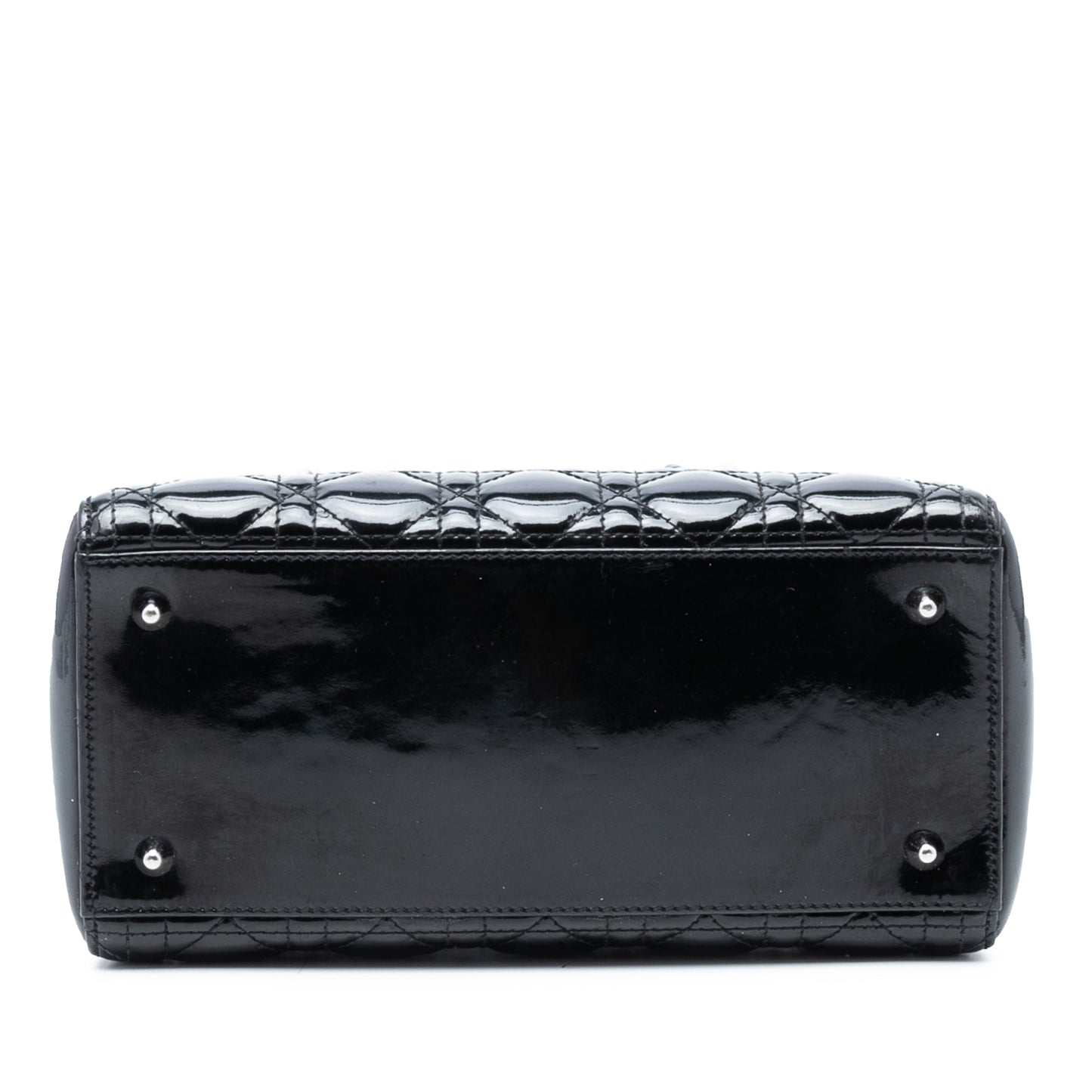 Dior Medium Patent Cannage Lady Dior