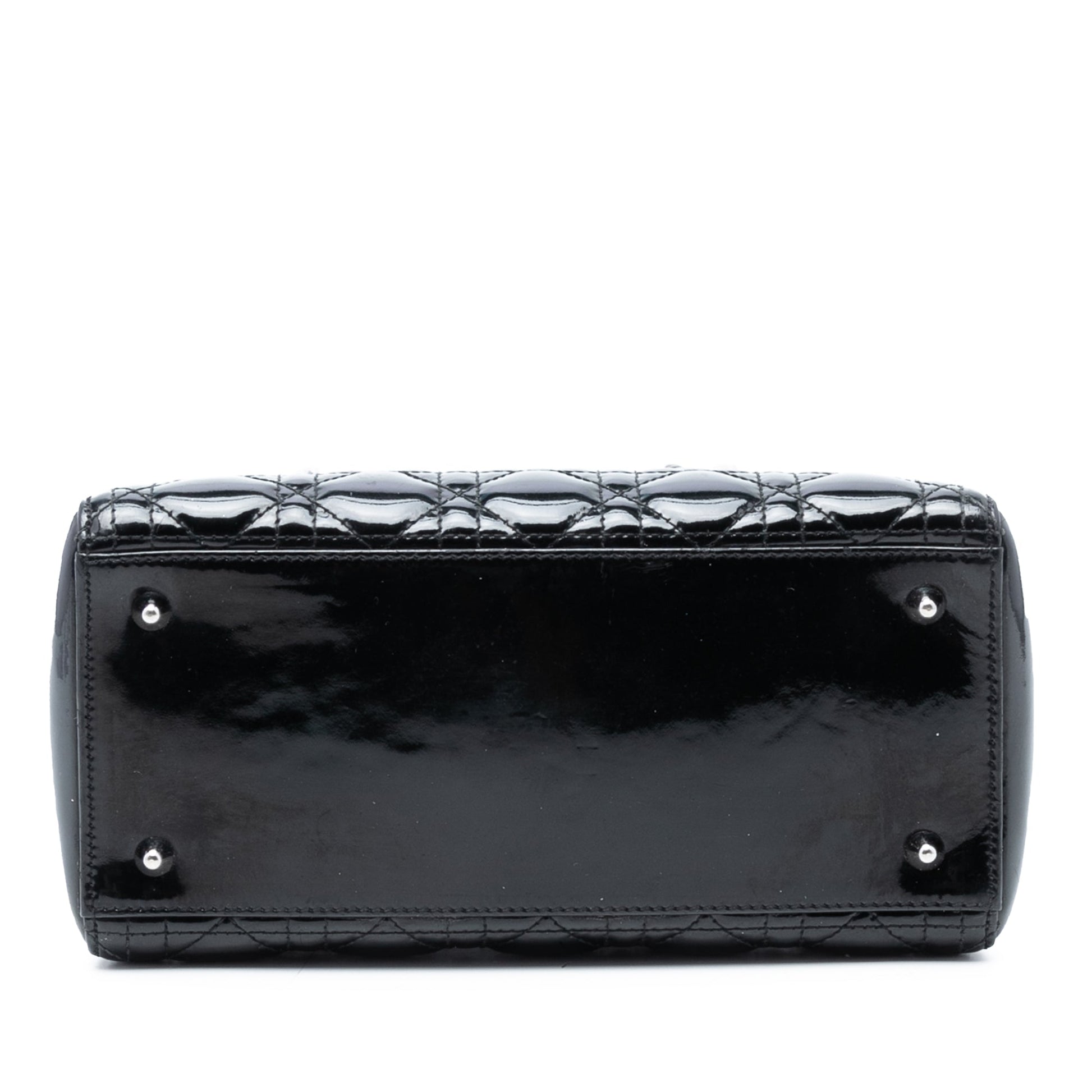 Dior Medium Patent Cannage Lady Dior