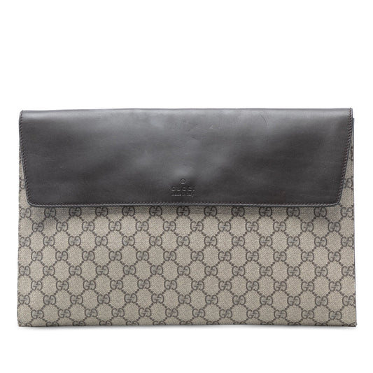 Gucci GG Supreme Envelope Clutch