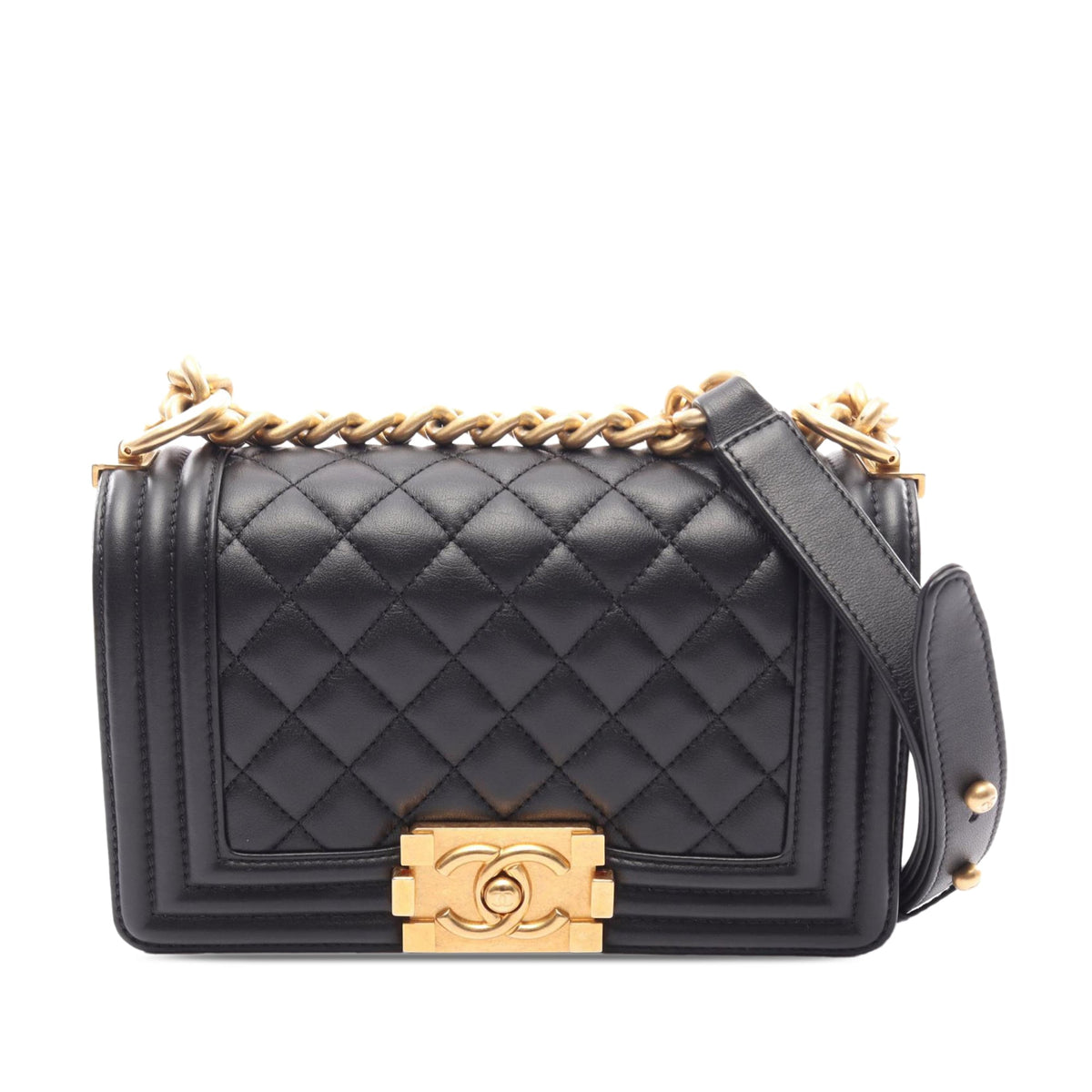 Chanel Small Quilted Lambskin Boy Flap