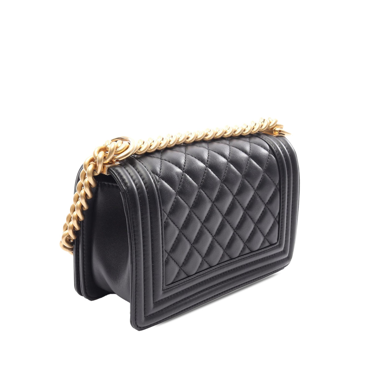 Chanel Small Quilted Lambskin Boy Flap
