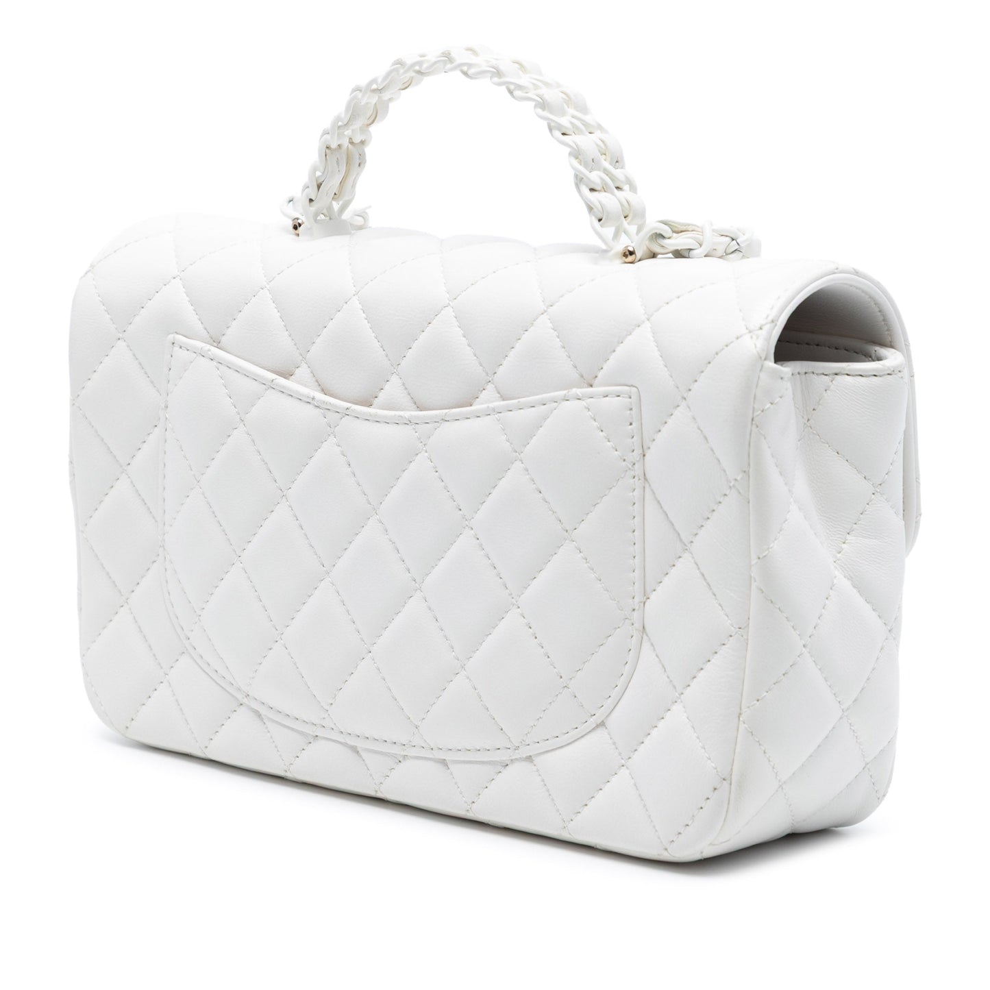Chanel Mini Quilted Lambskin Coco Top Handle Bag