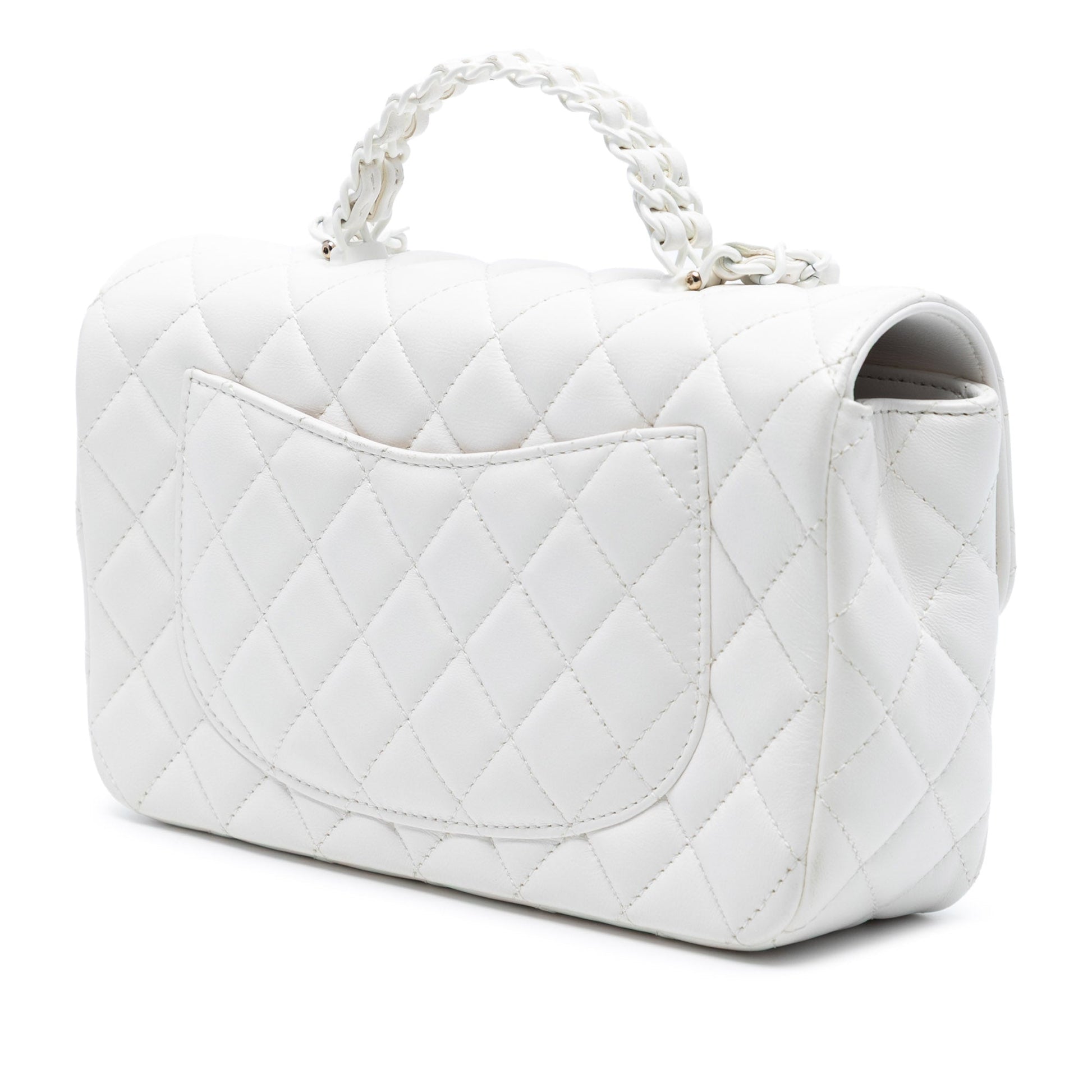Chanel Mini Quilted Lambskin Coco Top Handle Bag