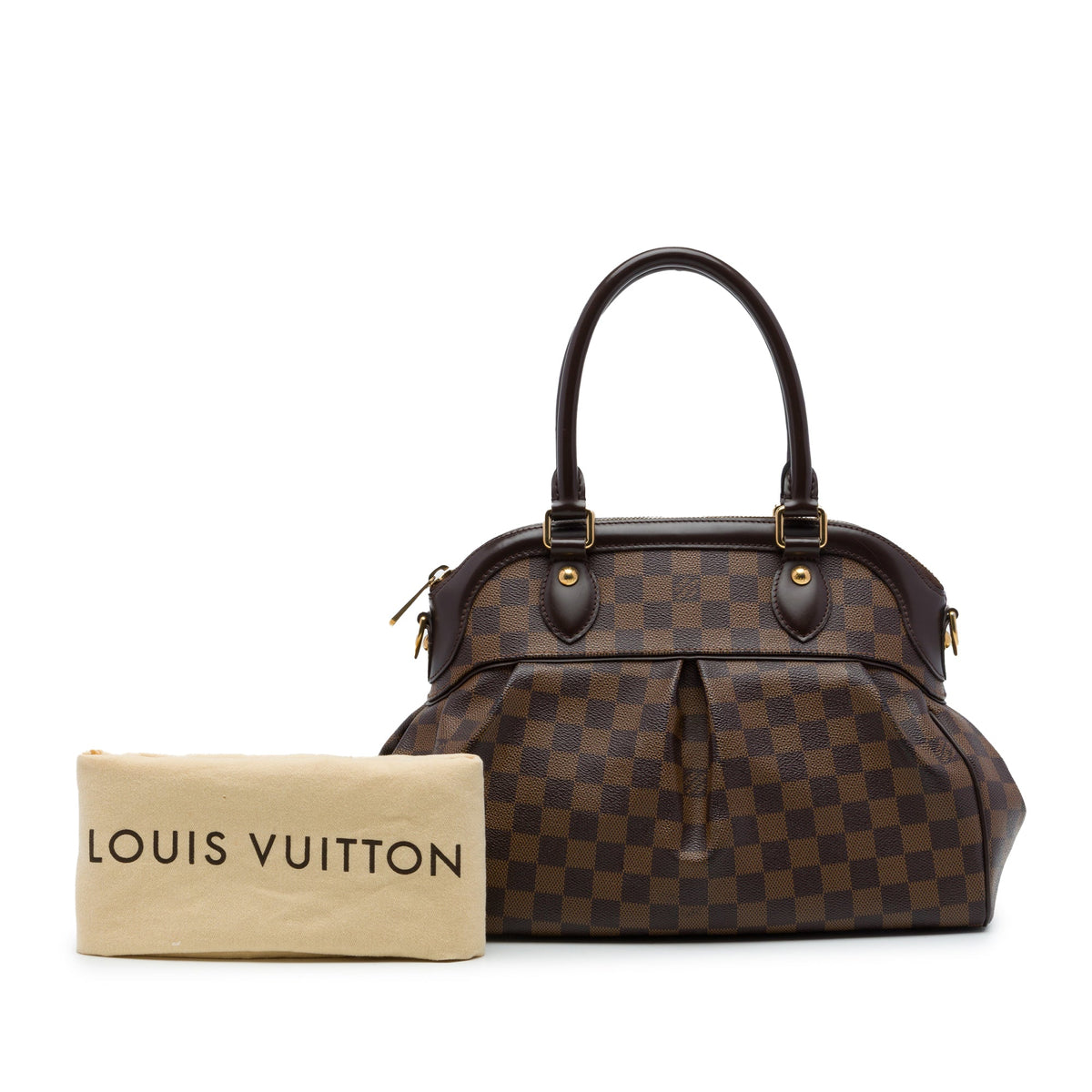 Louis Vuitton Damier Ebene Trevi PM — Brown