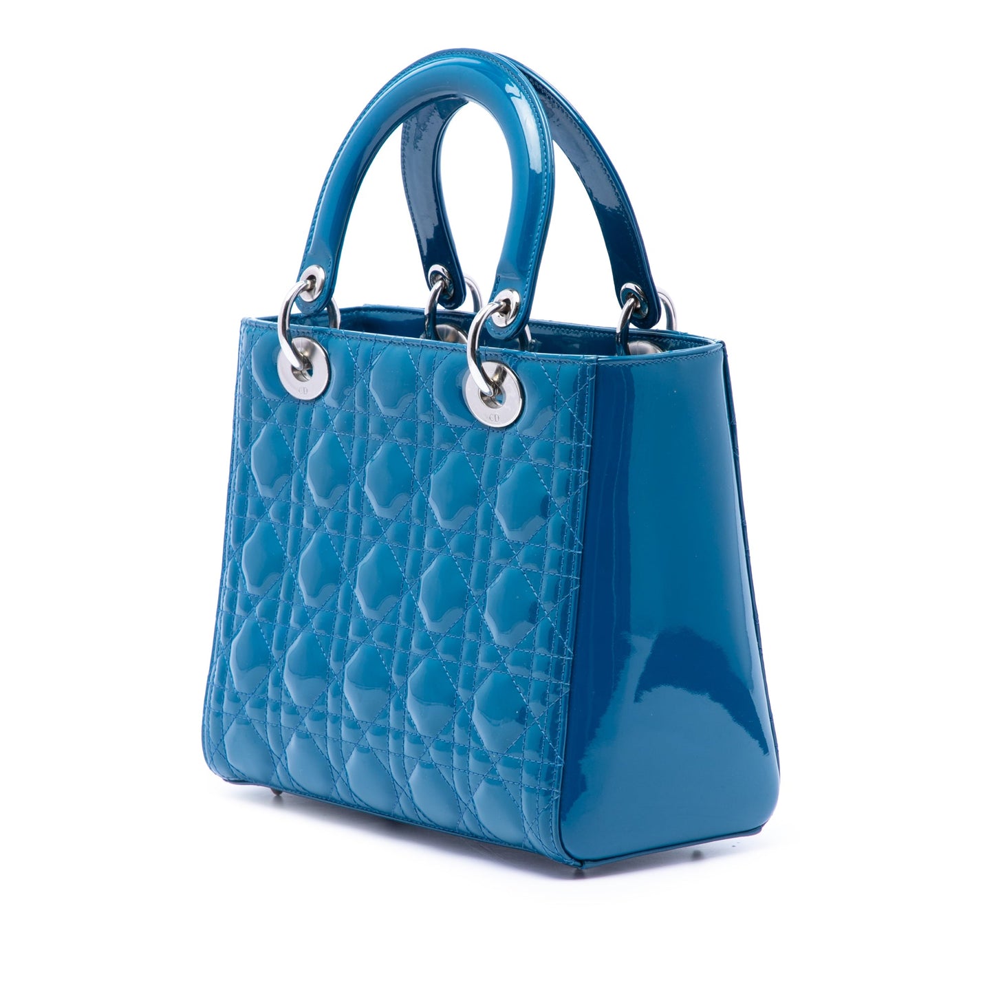Dior Medium Patent Cannage Lady Dior