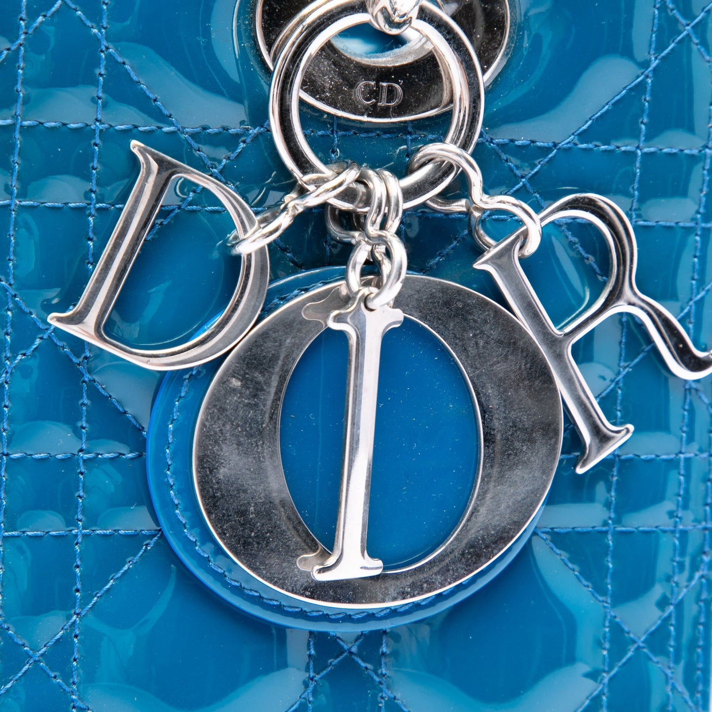 Dior Medium Patent Cannage Lady Dior