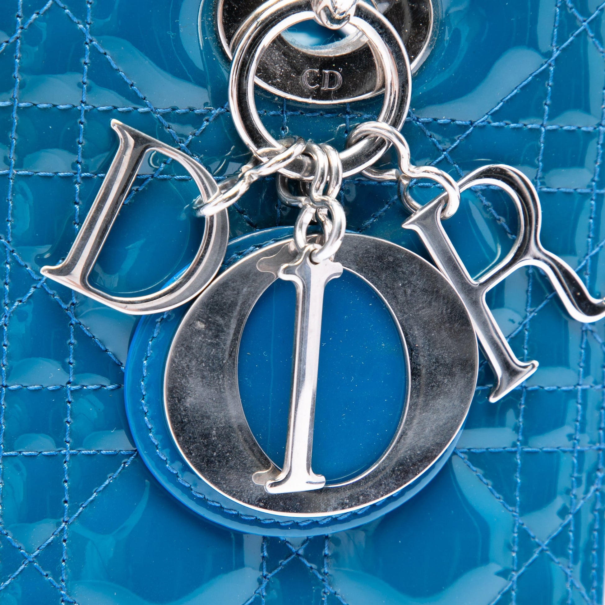 Dior Medium Patent Cannage Lady Dior