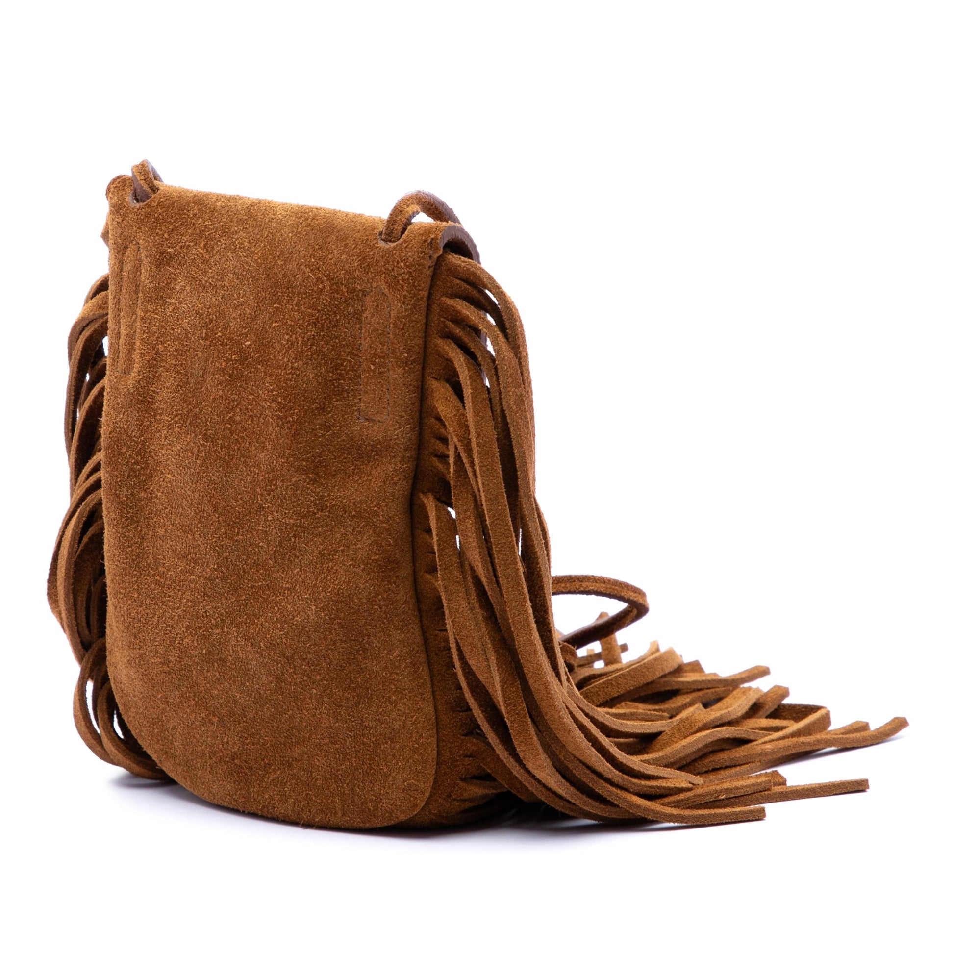 Saint Laurent Toy Suede Anita Fringed Crossbody