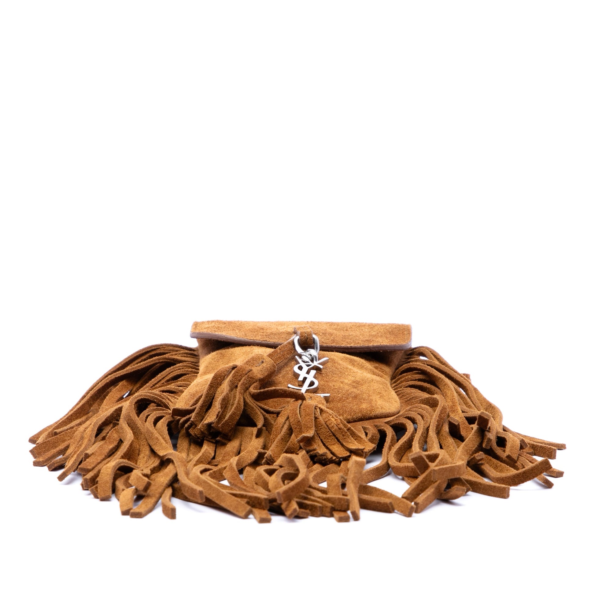 Saint Laurent Toy Suede Anita Fringed Crossbody