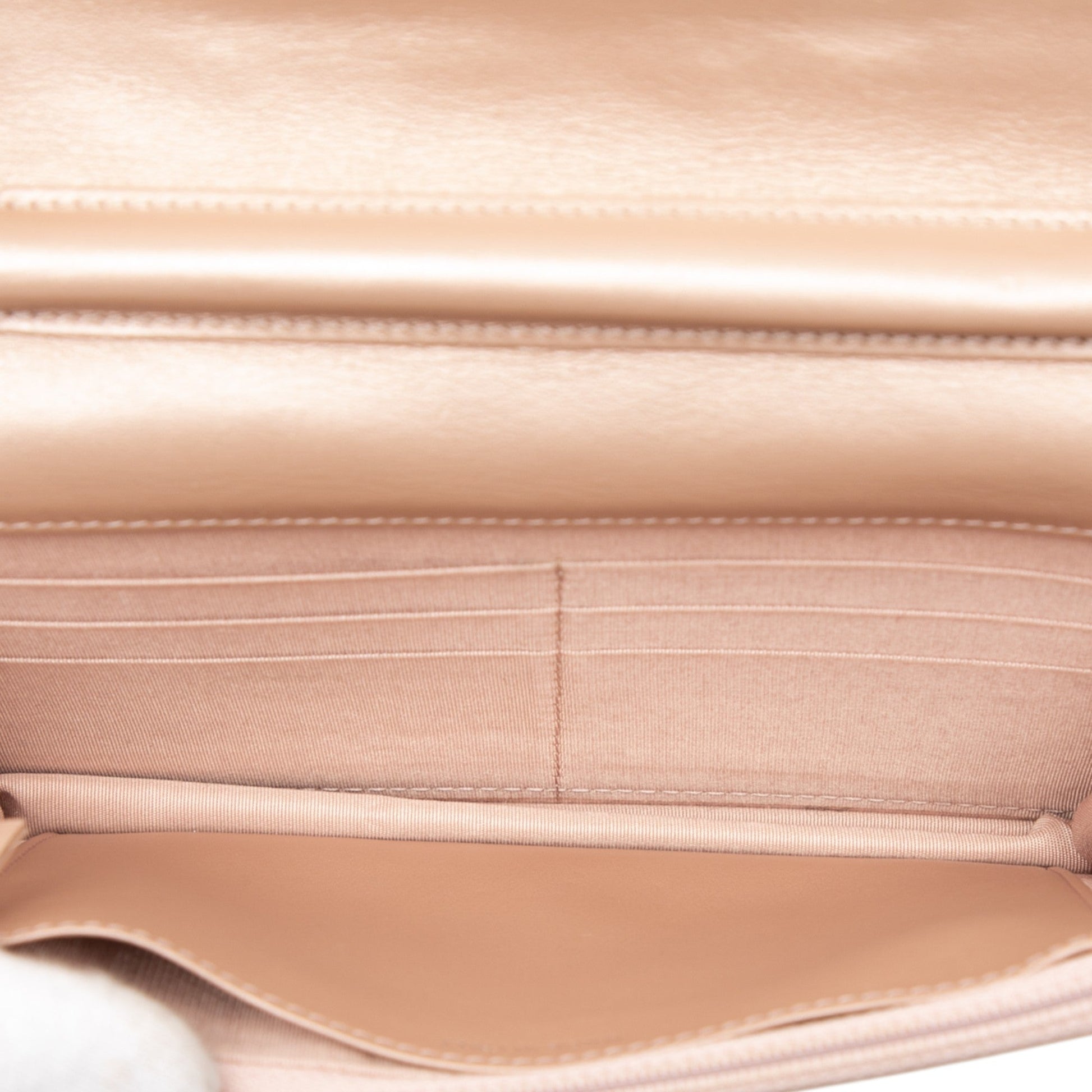 Chanel CC Embossed Lambskin Camellia Wallet On Chain
