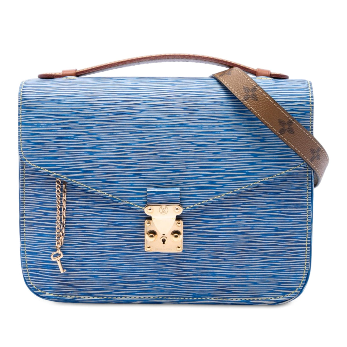 Louis Vuitton Epi Denim and Reverse Monogram Pochette Metis
