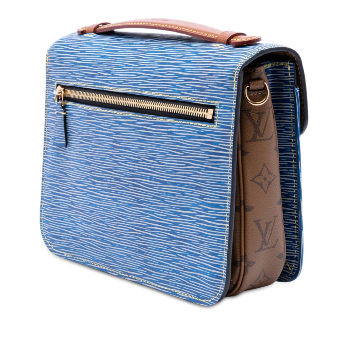 Louis Vuitton Epi Denim and Reverse Monogram Pochette Metis