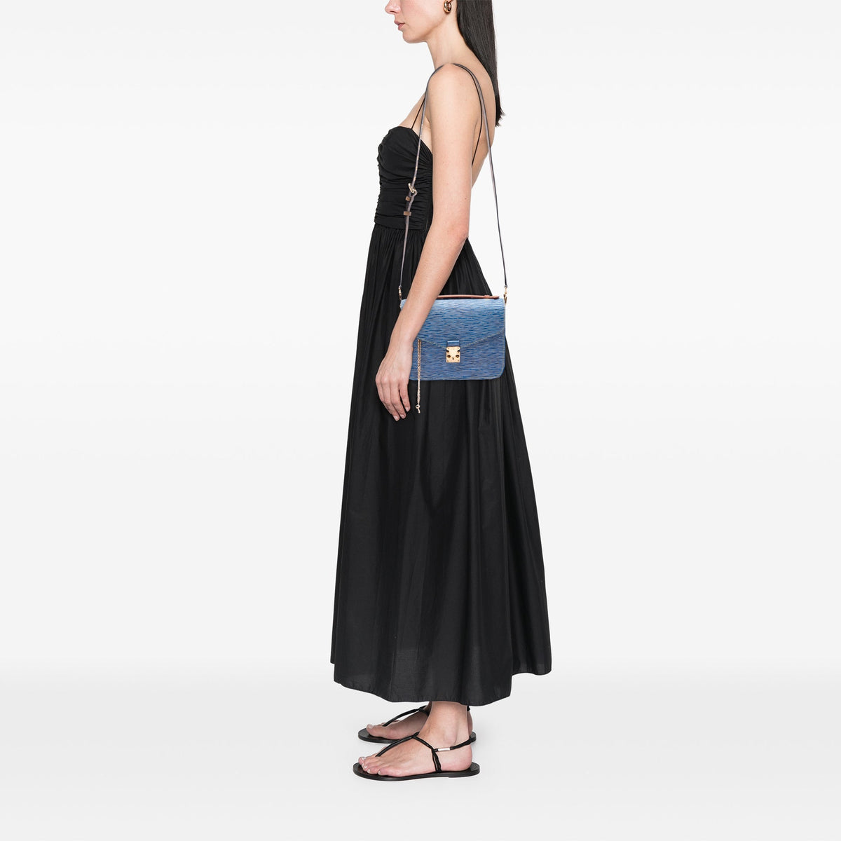 Louis Vuitton Epi Denim and Reverse Monogram Pochette Metis