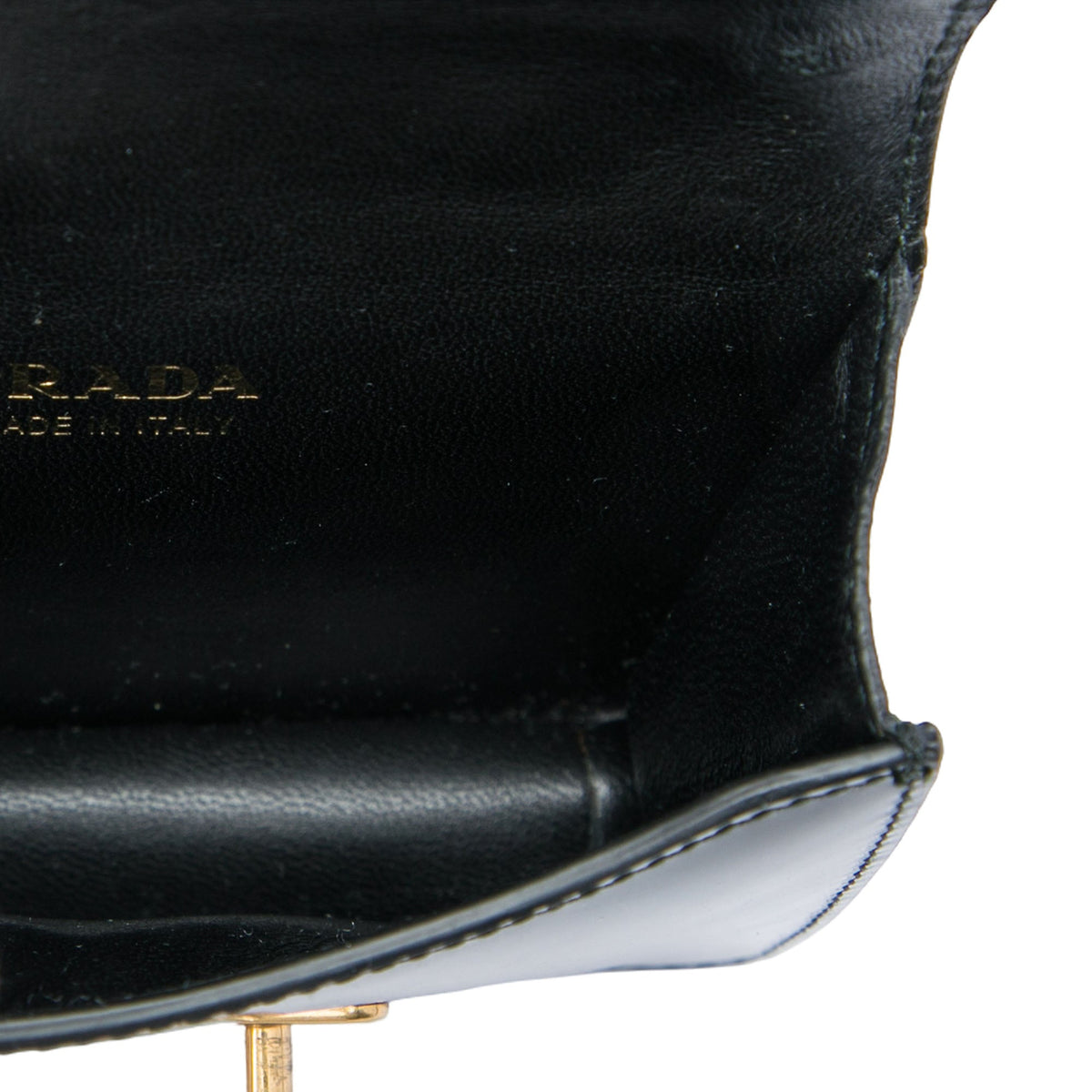 Prada Micro Spazzolato Cahier Crossbody — Black