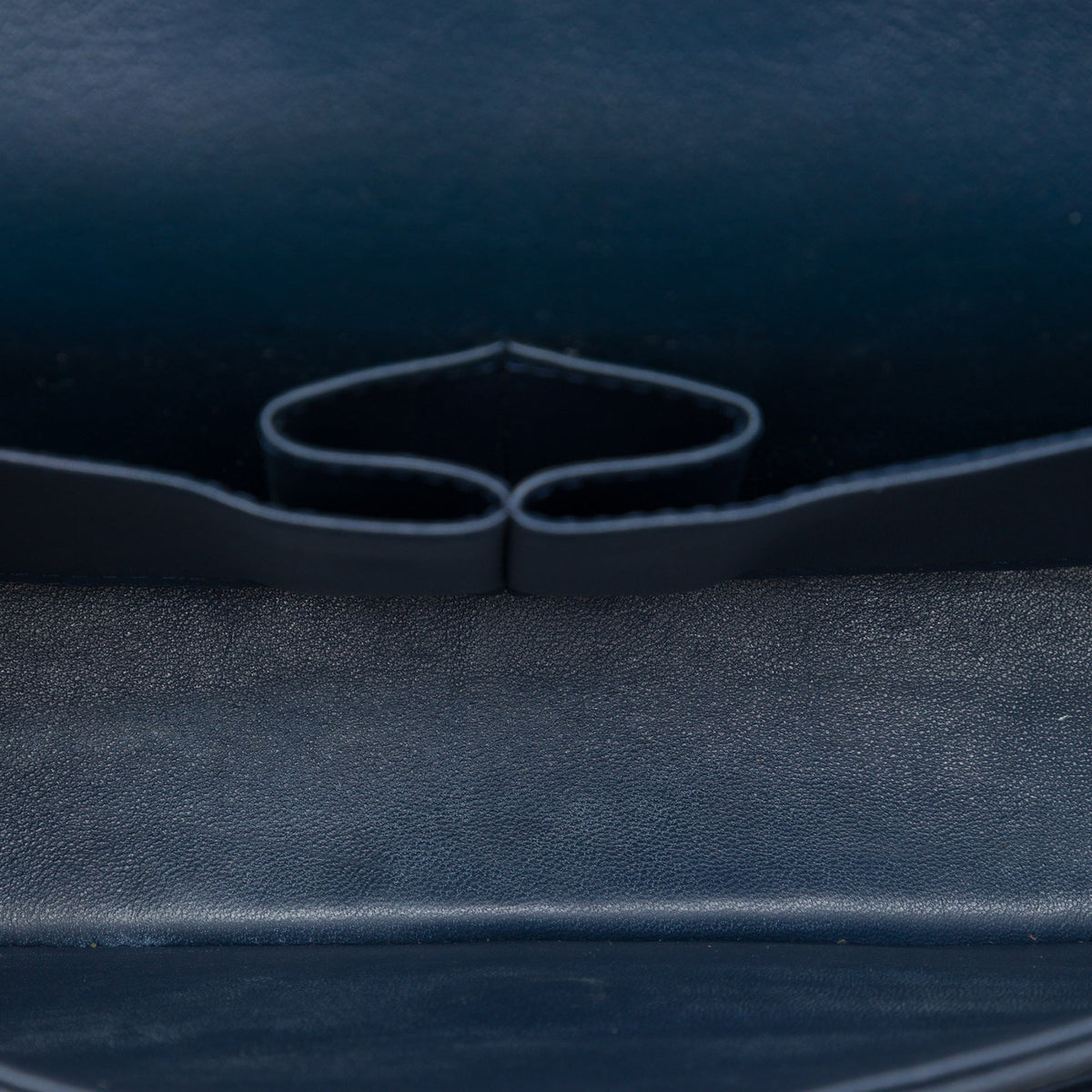Chanel Medium Classic Caviar Double Flap — Blue