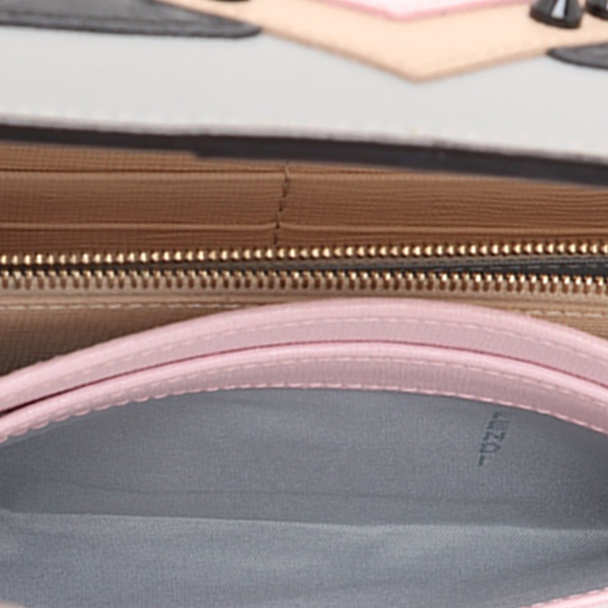 Fendi Studded Leather Monster Eyes Tube Wallet On Chain