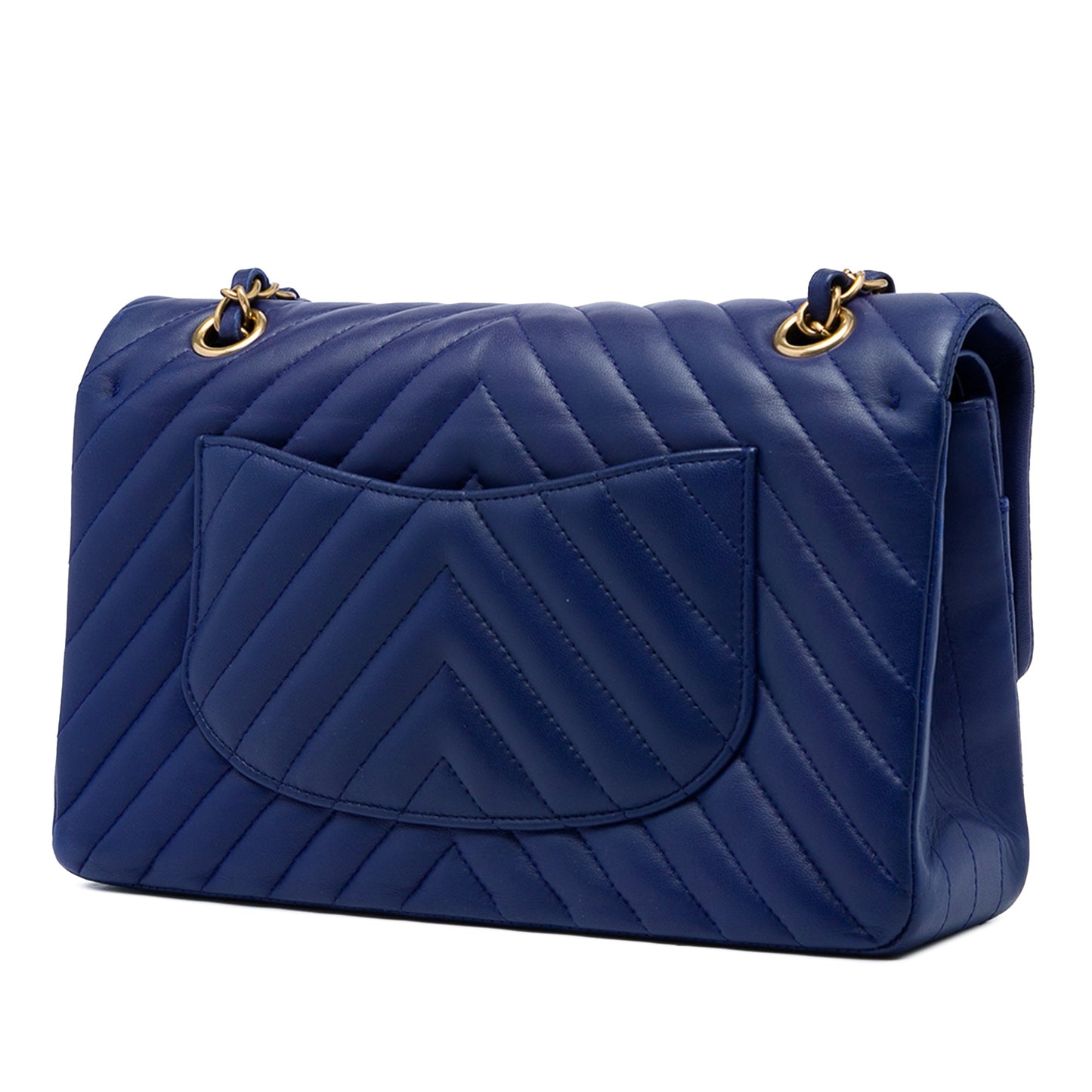 Chanel Medium Classic Chevron Lambskin Double Flap
