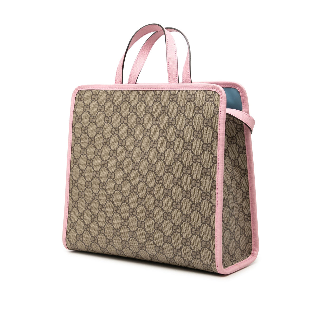 Gucci Yuko Higuchi GG Supreme Rabbit Satchel — Beige