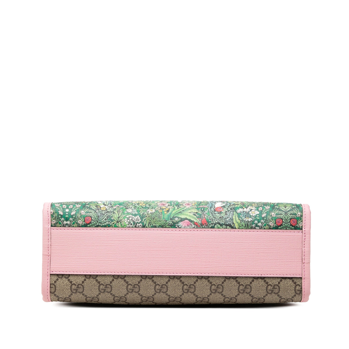 Gucci Yuko Higuchi GG Supreme Rabbit Satchel — Beige