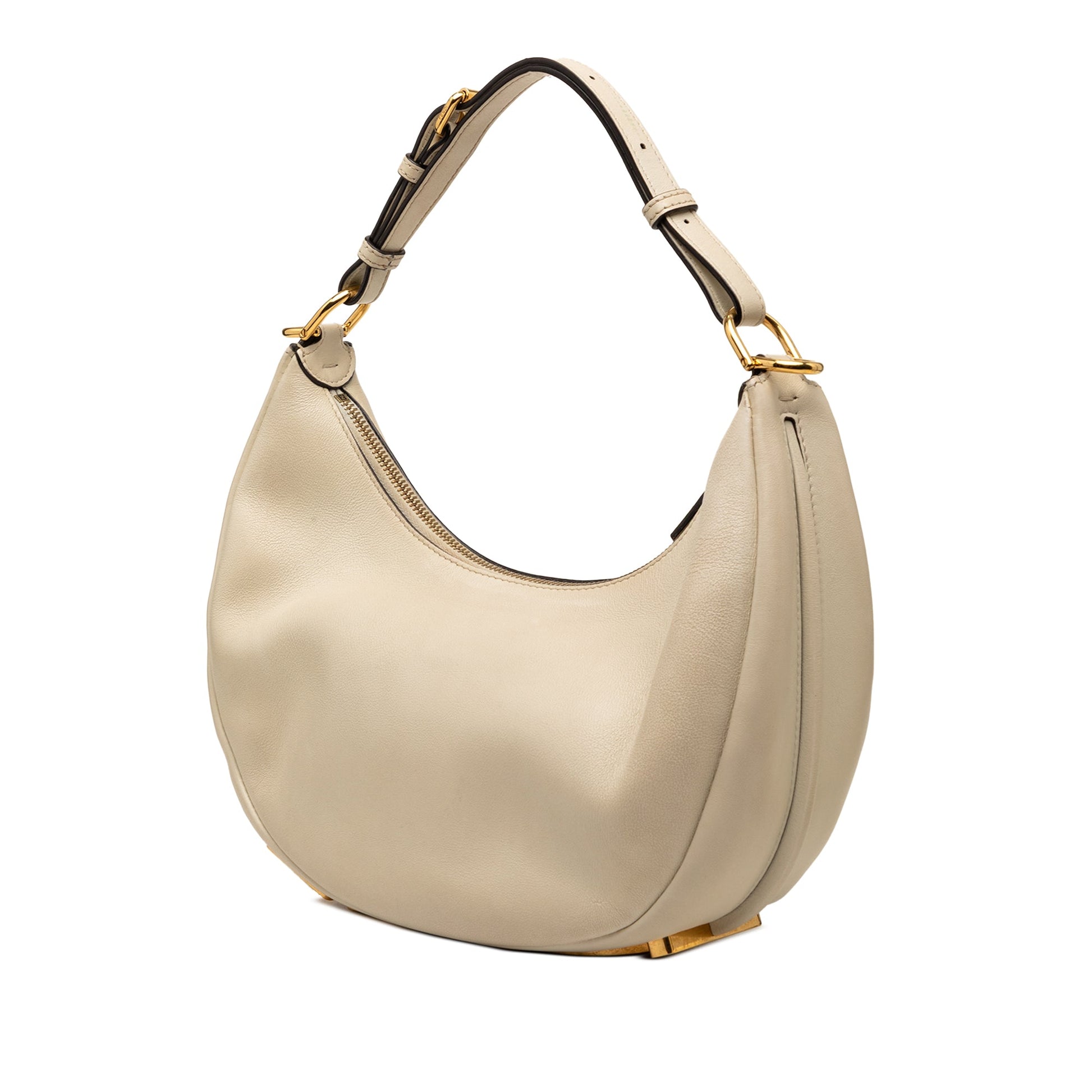 Fendi Small Leather Fendigraphy Hobo