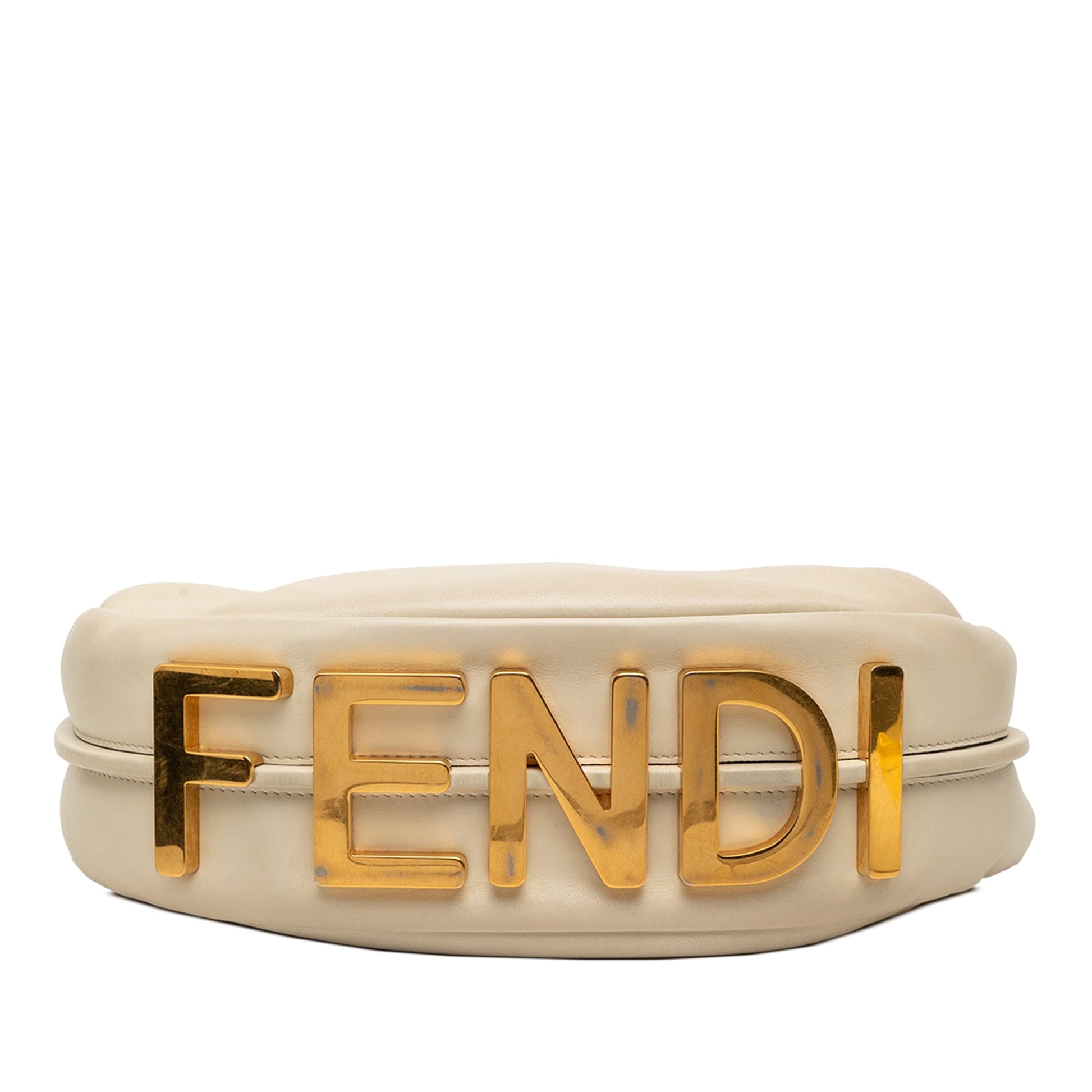 Fendi Small Leather Fendigraphy Hobo