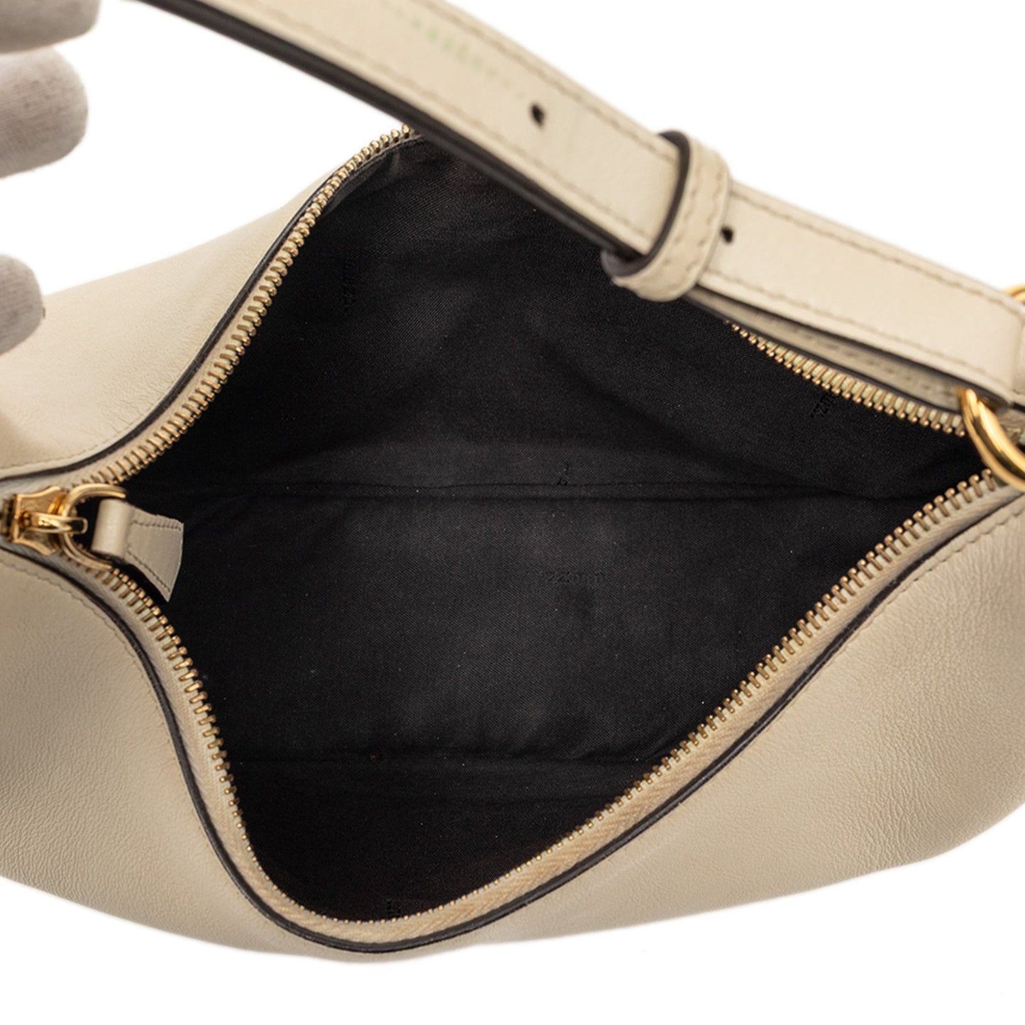 Fendi Small Leather Fendigraphy Hobo