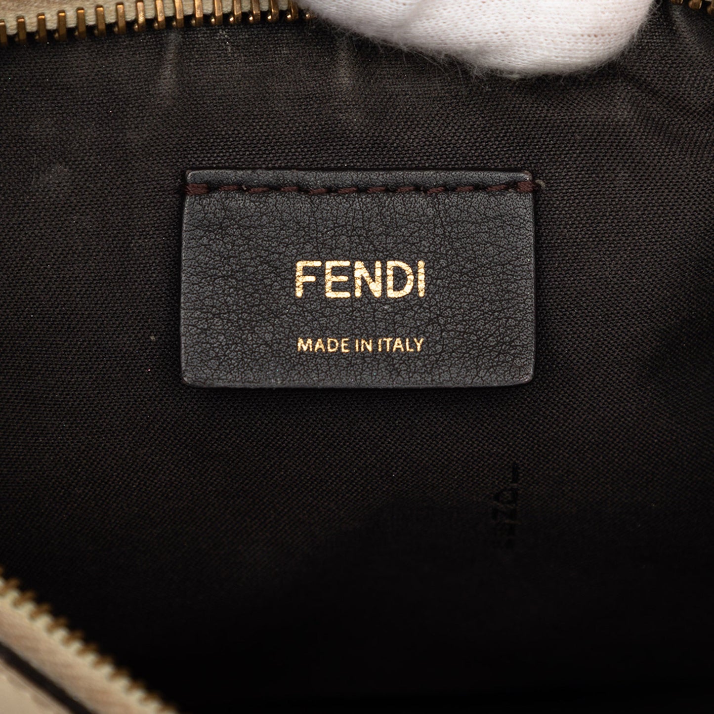 Fendi Small Leather Fendigraphy Hobo
