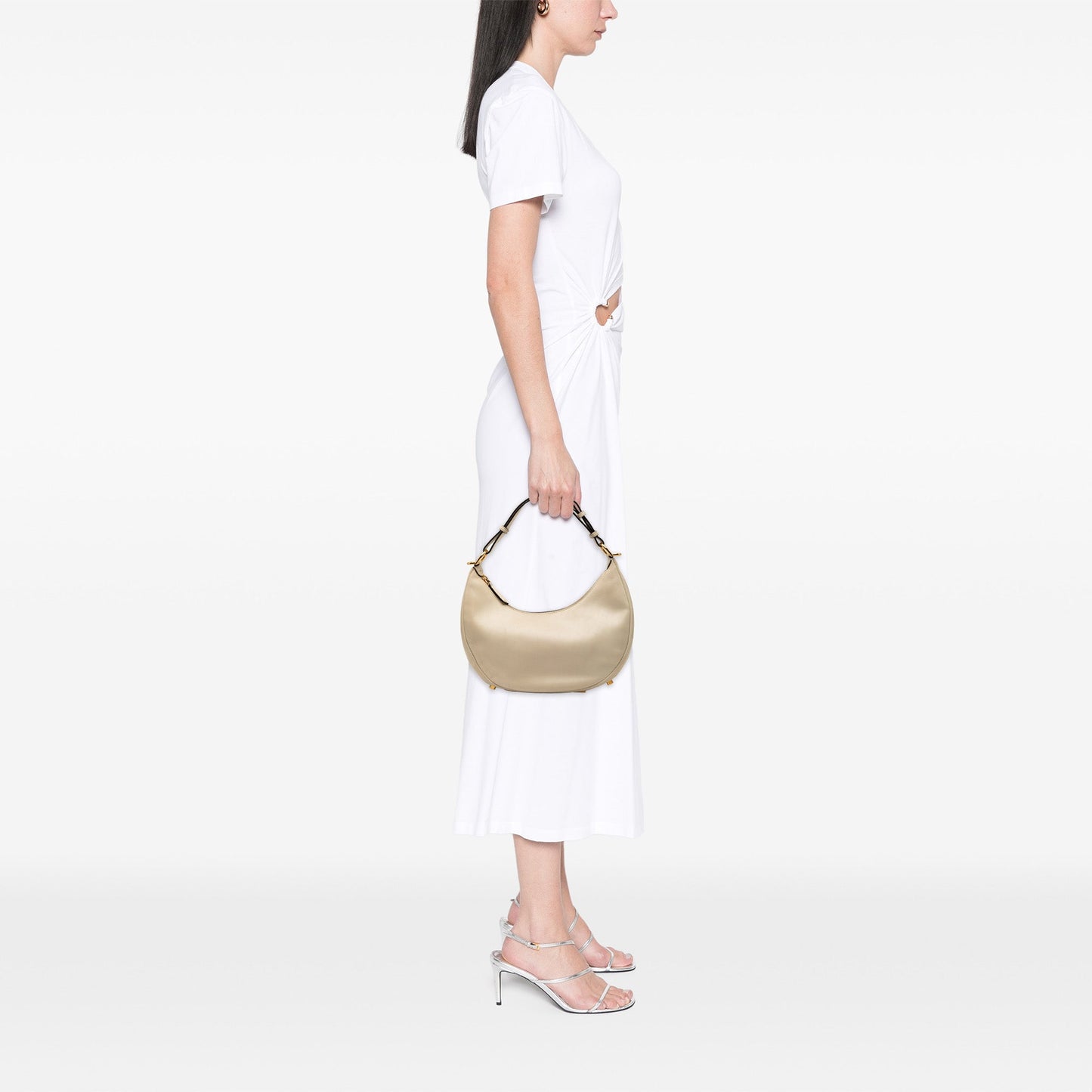 Fendi Small Leather Fendigraphy Hobo