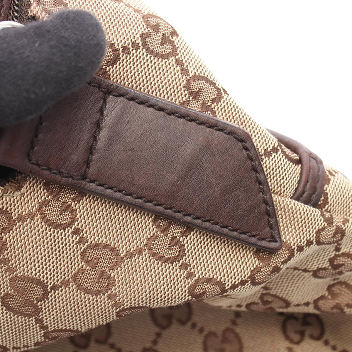 Gucci GG Canvas Crossbody — Beige