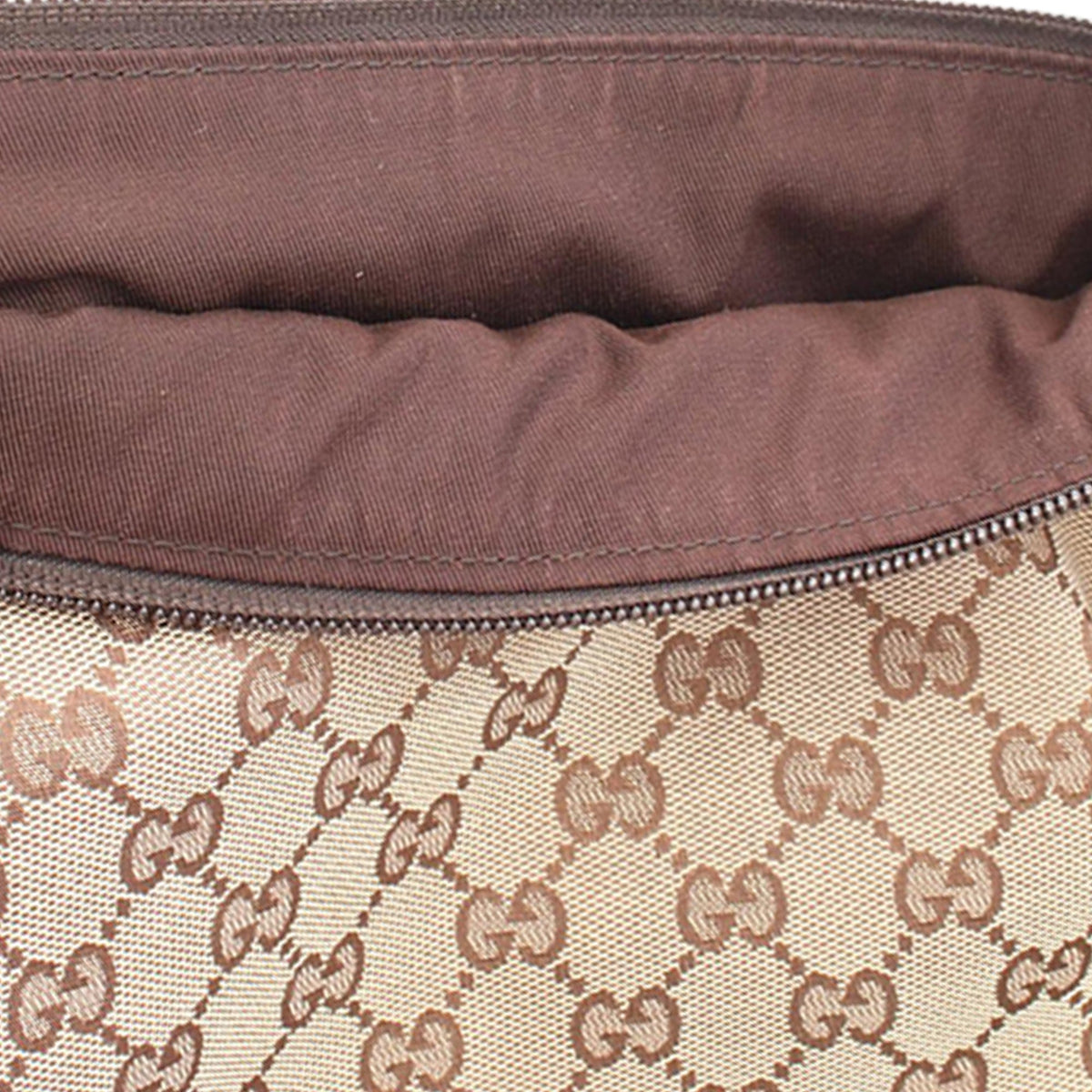 Gucci GG Canvas Crossbody — Beige