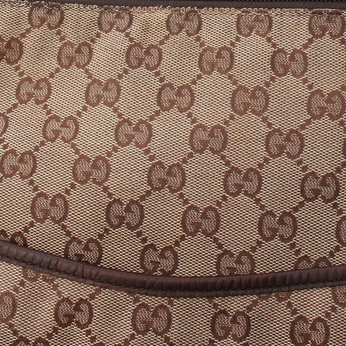 Gucci GG Canvas Crossbody — Beige