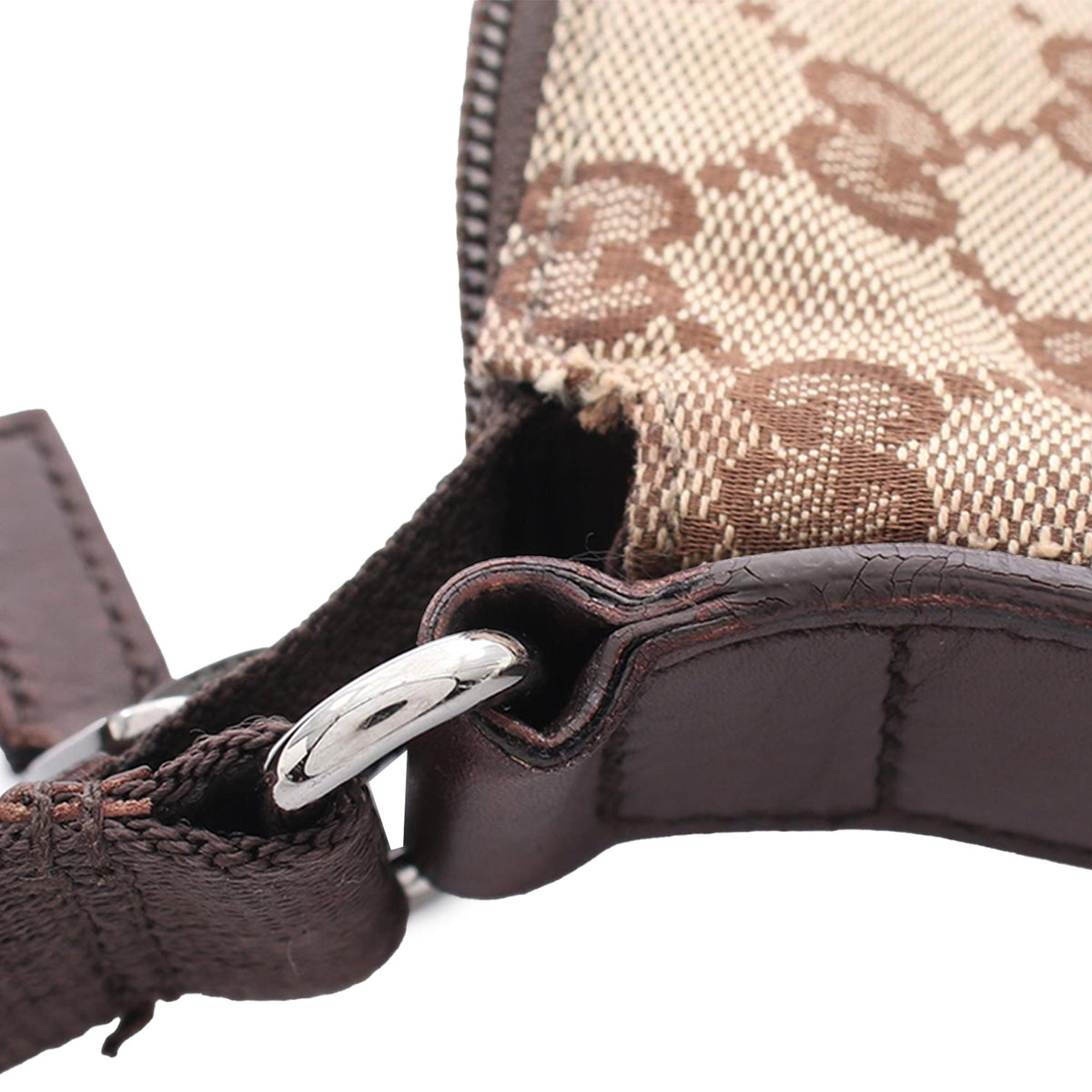 Gucci GG Canvas Crossbody — Beige