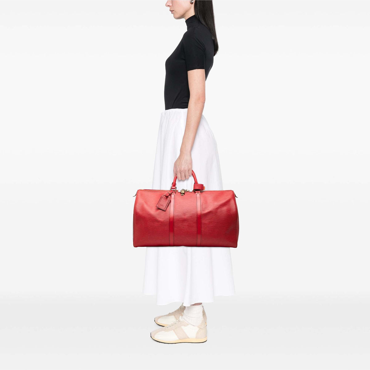 Louis Vuitton Epi Keepall 50 — Red