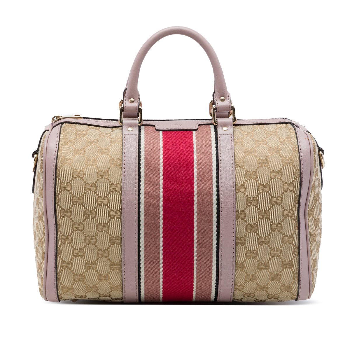 Gucci Medium GG Canvas Web Joy Boston Bag
