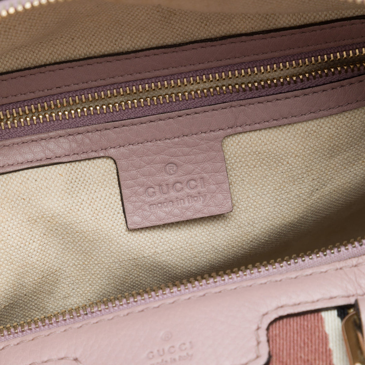 Gucci Medium GG Canvas Web Joy Boston Bag