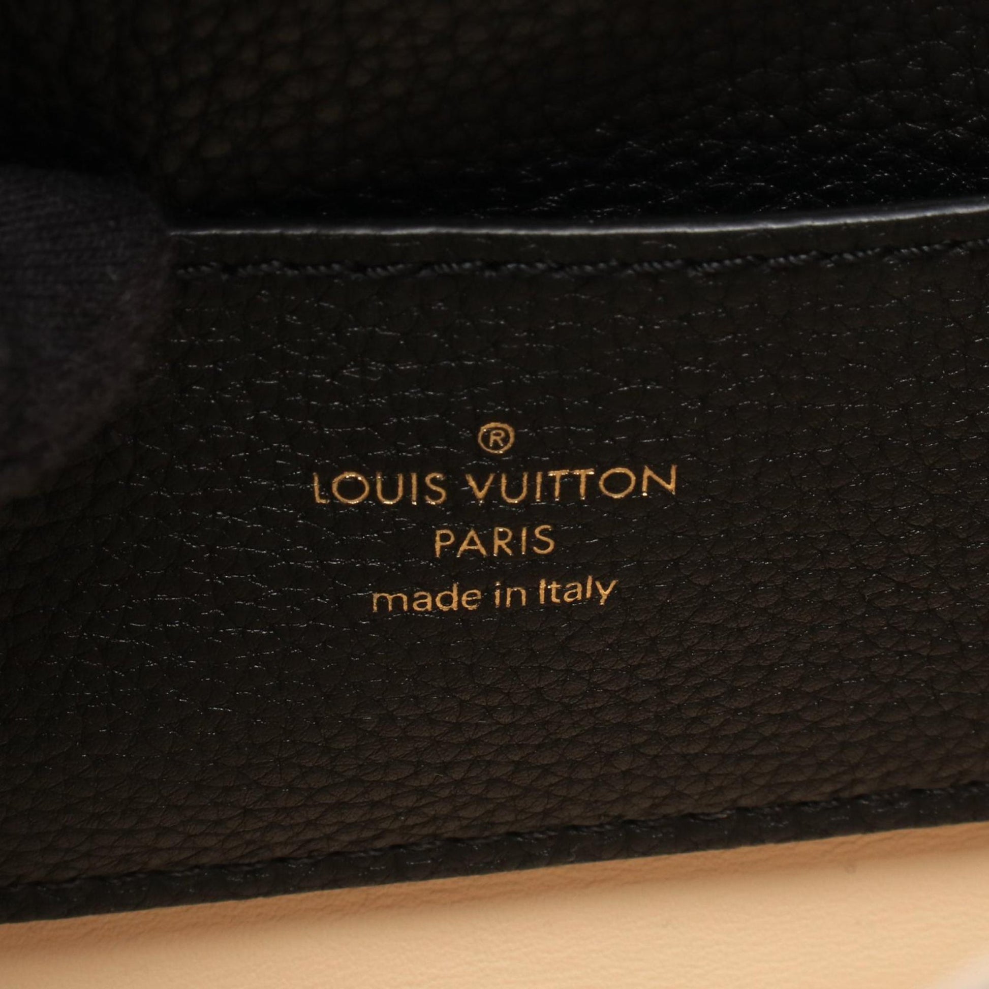 Louis Vuitton Grained Calfskin LV Pont 9 Soft PM