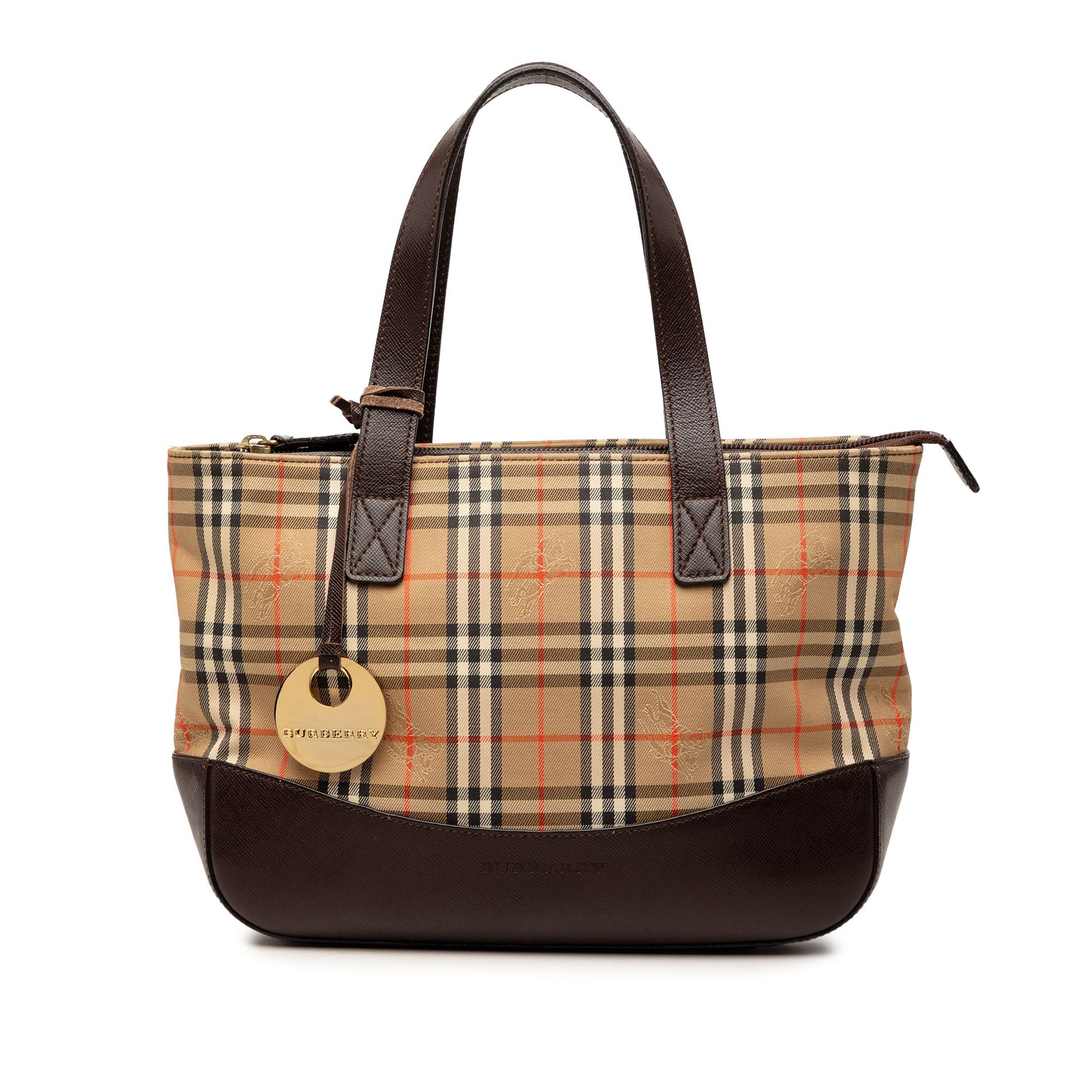 Burberry Haymarket Check Canvas Tote