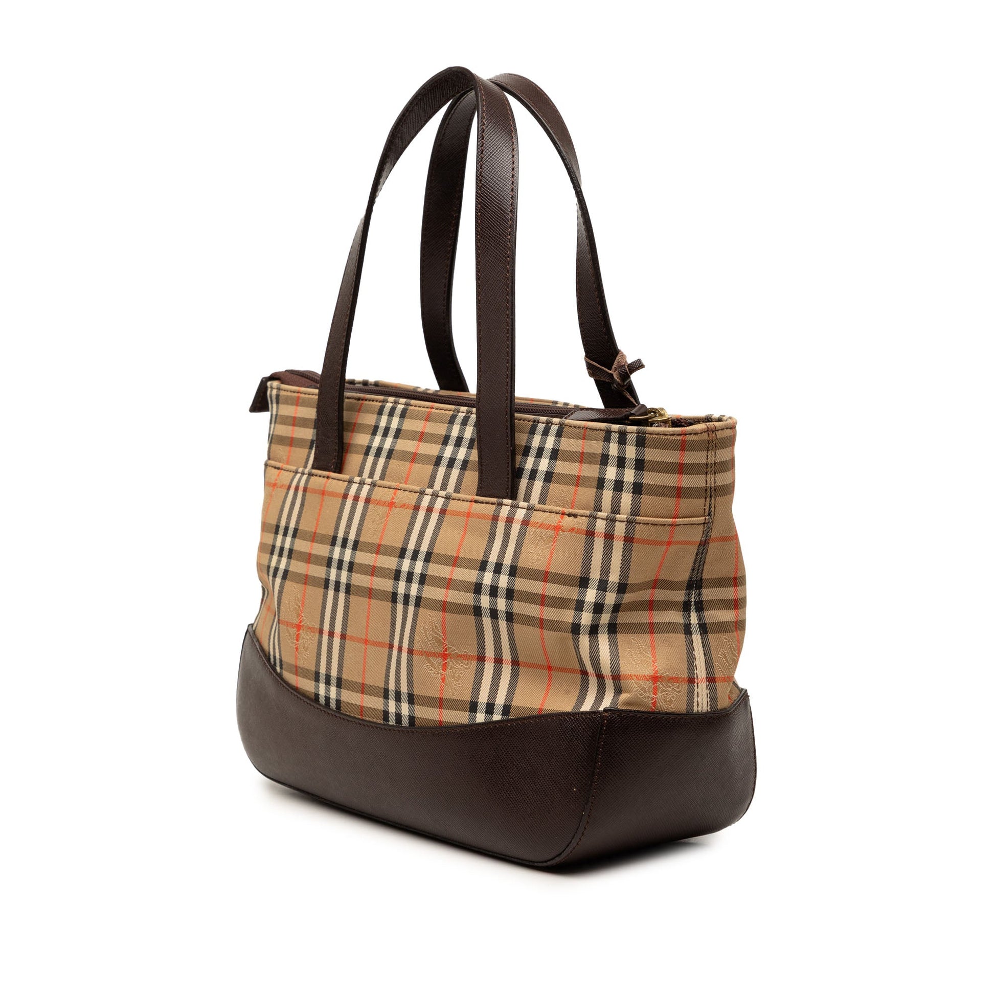 Burberry Haymarket Check Canvas Tote