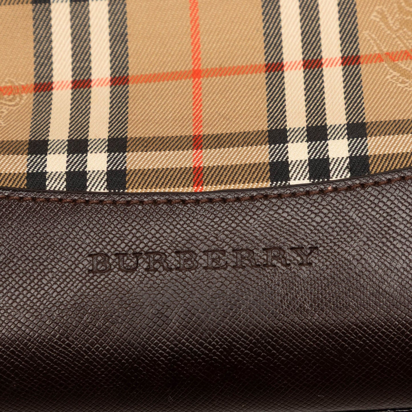 Burberry Haymarket Check Canvas Tote